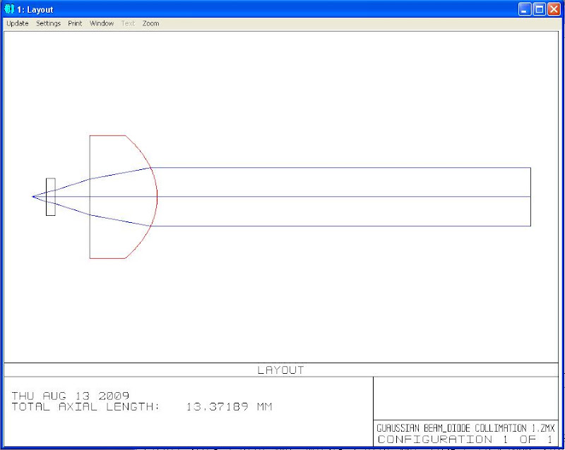 Optics Notes Using Zemax as a calculator to calculate for Gaussian beam